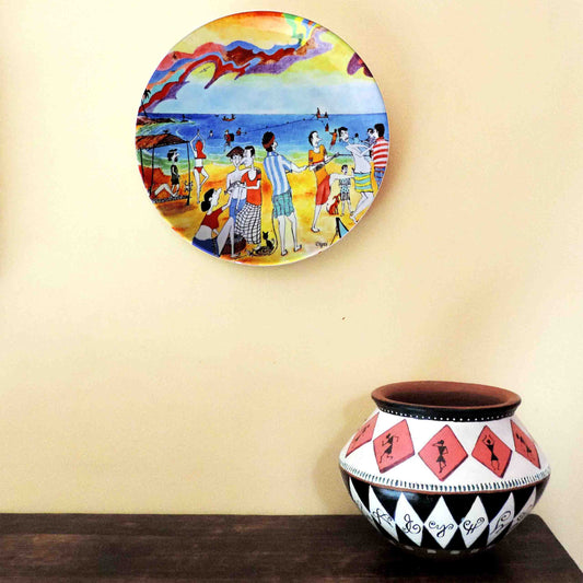 Rainbow at Kovalam, Ambience of an early morning walk on Kovalam beach.