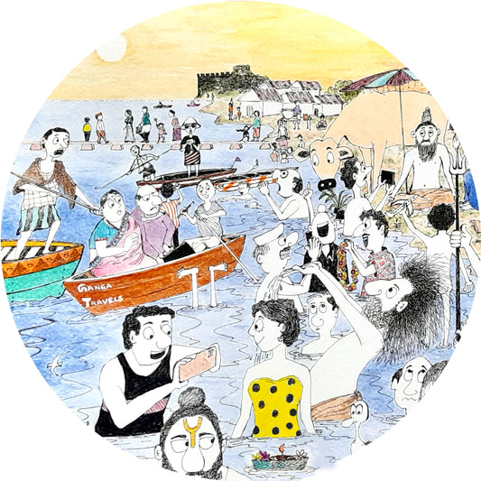 The holy dip, Where differences appear to disappear
